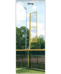 Fisher Athletic 10.5' H Little League Foul Poles FP10 (Pair)