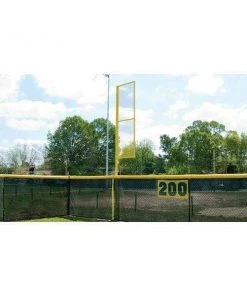 Fisher Athletic 10.5' H Little League Foul Poles W/ Ground Sleeves FP10GS (Pair)