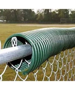 Fisher Athletic 100' Forest Green Corrugated Fence Top BBC100FG Fence Top Protection