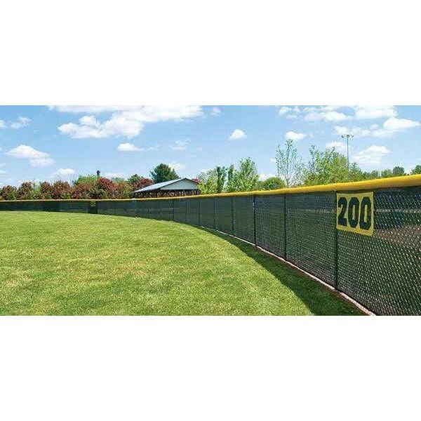 Fisher Athletic 100' Forest Green Corrugated Fence Top BBC100FG Fence Top Protection