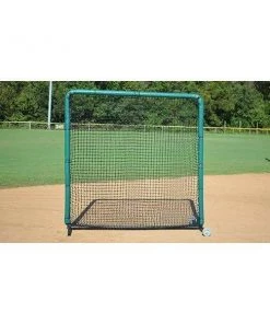 Fisher Athletic 8' X 8' Pro Series Infield Protector Screen W/ Wheels IP88W