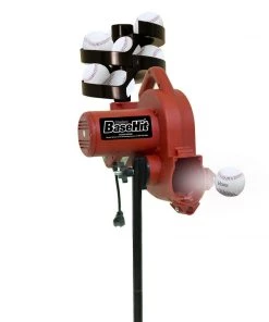 Heater Sports Pitching Machines W/ Batting Cage Heater BaseHit Pitching Machine W/ PowerAlley 22' Batting Cage BH399