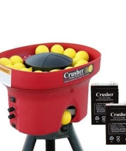 Heater Sports Heater Crusher Mini Lite-Ball Pitching Machine W/ 8Hr. Battery CR169 Baseball Pitching Machines
