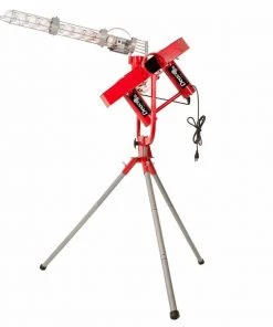 Heater Sports Heater Deuce 95 MPH 2 Wheel Curveball Pitching Machine W/ Auto Feeder DC899 Baseball Pitching Machines
