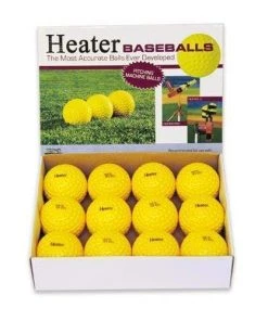 Heater Sports Heater Dimpled Pitching Machine Baseballs (1 Dozen) PMB29 Pitching Machine Balls
