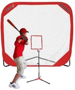 Heater Sports Heater Flop Top Batting Tee W/ Spring Away 7' X 7' Net Package FT99