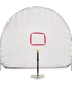 Heater Sports Heater Hitting Station 3-in-1 Tee W/ Sports Net Package HS4999 Batting Tees