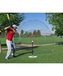 Heater Sports Heater Hitting Station 3-in-1 Tee W/ Sports Net Package HS4999 Batting Tees