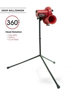 Heater Sports Pitching Machines W/ Batting Cage Heater Power Alley Lite 360 Baseball Machine W/ 22' Batting Cage PA299