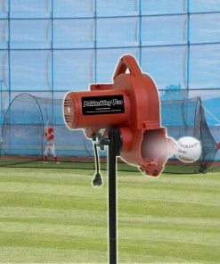 Heater Sports Heater PowerAlley Pro Pitching Machine W/ 22' Batting Cage PAPRO349