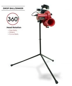 Heater Sports Pitching Machines W/ Batting Cage Heater Slider Lite 360 Baseball Machine W/ PowerAlley 22' Batting Cage SL359