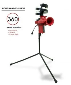 Heater Sports Heater Slider Lite 360 Baseball Pitching Machine W/ Auto Feeder SL129BB