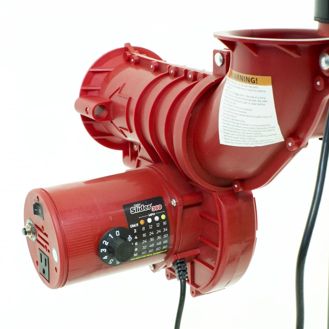 Heater Sports Heater Slider Lite 360 Baseball Pitching Machine W/ Auto Feeder SL129BB