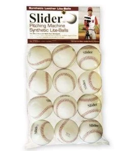 Heater Sports Heater Slider Lite Synthetic Leather Baseballs (1 Dozen) SLB49 Pitching Machine Balls