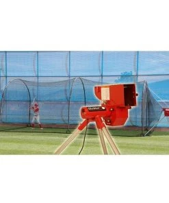 Heater Sports Heater Softball Pitching Machine W/ Xtender 24' Batting Cage HTRSB699NBF