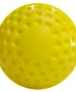 Iron Mike Pitching Machines Iron Mike Yellow Dimpled Softballs (Dozen) 762-191