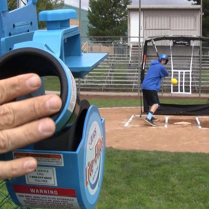 JUGS Sports JUGS Lite-Flite Pitching Machine For Baseball & Softball M6000