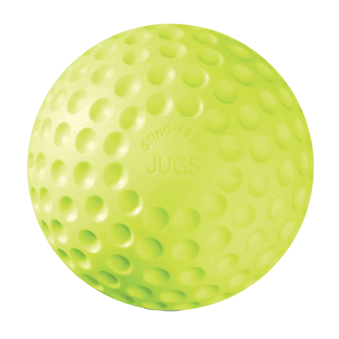 JUGS Sports JUGS Sting-Free Dimpled Softballs Game-Balls (1 Dozen) Pitching Machine Balls