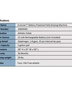 Newstripe EcoLiner Battery Powered Field Striper 10004483 Field Line Striping Machines