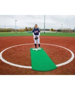 Portolite Mounds Fastpitch Softball Mats Portolite Long Spiked Fastpitch Softball Pitching Mat