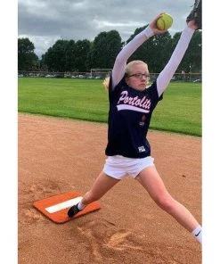 Portolite Mounds Portolite Short Spiked Fastpitch Softball Pitching Mat