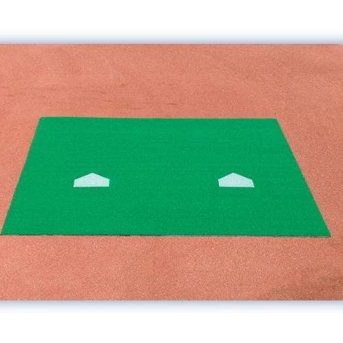Batting Mats ProMounds 12' X 12' Bullpen Pitchers Home Plate Mat AT5030