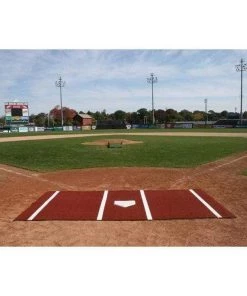 ProMounds 12' X 7' Pro Lined Artificial Turf Softball Batting Mat Batting Mats