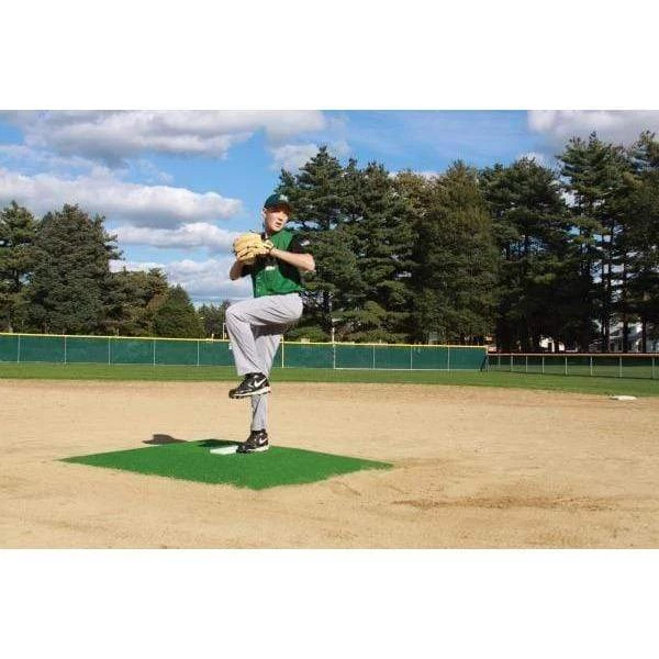 PORTABLE PITCHING MOUNDS ProMounds 6" Green Bronco Baseball Pitching Mound MP2029G