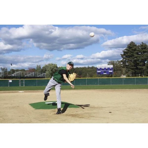 PORTABLE PITCHING MOUNDS ProMounds 6" Green Bronco Baseball Pitching Mound MP2029G
