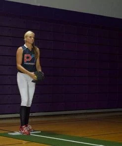 ProMounds Jennie Finch Fastpitch Softball Pitching Mat W/ Powerline MP2036