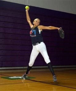 Fastpitch Softball Mats ProMounds Jennie Finch Fastpitch Softball Pitching Mini-Mat Powerline MP3009