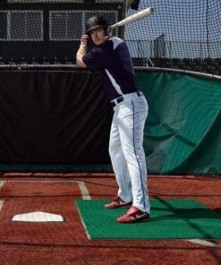 ProMounds Premium Stance Batting Mats Green Turf