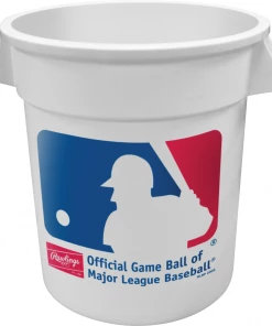 Rawlings 10 Gallon 6-pack MLB Baseball Big Bucket BIGBUCK6PK Ball Carts