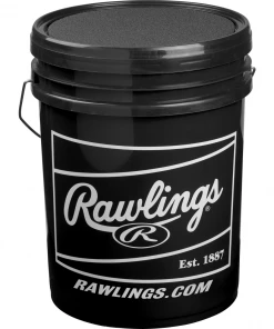 Rawlings 6 Gallon Collegiate Flat Seam Ball/Bucket Combo FSR100UPBUCK24 Pitching Machine Balls