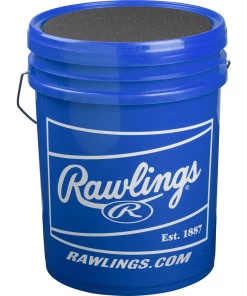 Rawlings 6 Gallon Youth Raised Seam Ball/Bucket Combo R100UPYBUCK30 Pitching Machine Balls