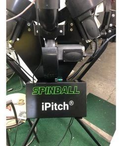 Baseball Pitching Machines Spinball IPitch Smart Baseball 3 Wheel Pitching Machine IPBB