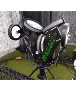 Baseball Pitching Machines Spinball IPitch Smart Baseball 3 Wheel Pitching Machine IPBB