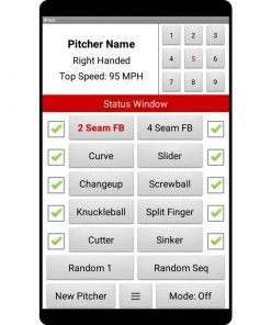 Baseball Pitching Machines Spinball IPitch Smart Baseball 3 Wheel Pitching Machine IPBB