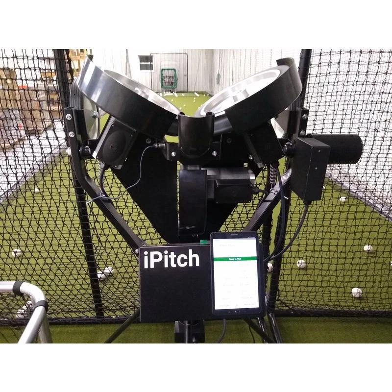 Baseball Pitching Machines Spinball IPitch Smart Baseball-XL 3 Wheel Pitching Machine IPXL