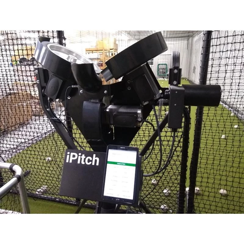 Baseball Pitching Machines Spinball IPitch Smart Baseball-XL 3 Wheel Pitching Machine IPXL