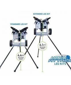 Sports Attack Hack Attack Baseball Extended Legs 100-2500 Itching Machine Accessories