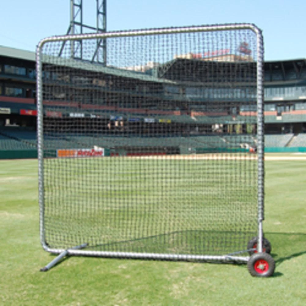 Trigon Sports Infield Protection Screens Trigon 10' X 10' ProCage Pro Protective Field Screen W/ Wheels BFPRO10