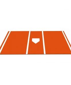 Trigon Sports Trigon 6' X 12' Pro Turf Colored Home Plate Lined Batting Mats