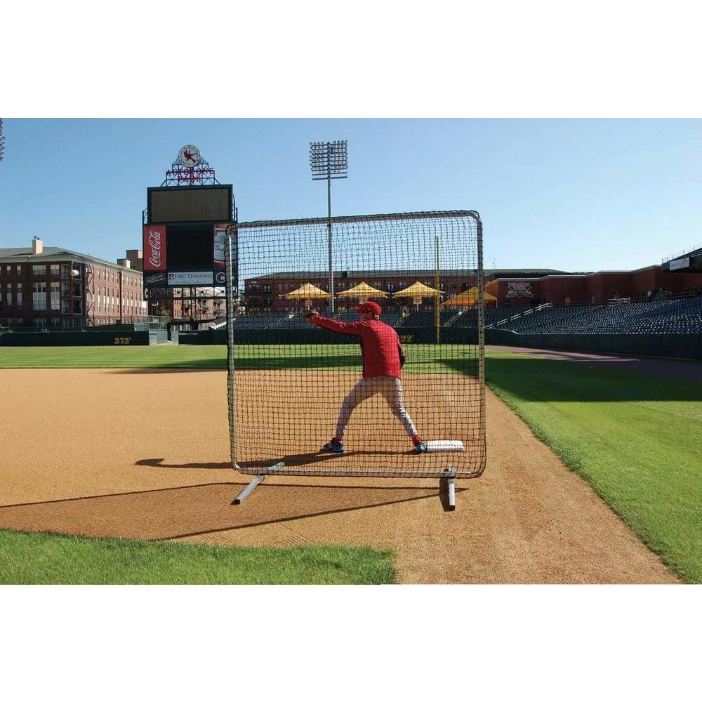 Trigon Sports Infield Protection Screens Trigon 7’ X 7’ ProCage Base Fungo Protective Screen B427720