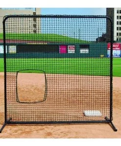 Trigon Sports Trigon 7’ X 7’ ProCage ‘Black Series’ Softball Pitching Screen BSL77SB