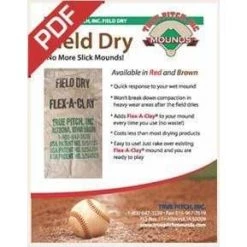 True Pitch Mounds True Pitch Field Dry 50 Lb Bag Each Infield Maintenance Equipment