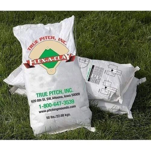 True Pitch Mounds Infield Maintenance Equipment True Pitch Flex-A-Clay 50 Lb Bag Each