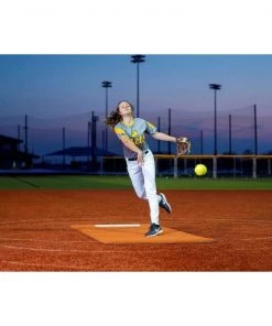 True Pitch Mounds True Pitch Portable Fastpitch Softball Pitching Mat Fastpitch Softball Mats