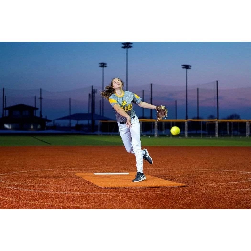 True Pitch Mounds True Pitch Portable Fastpitch Softball Pitching Mat Fastpitch Softball Mats