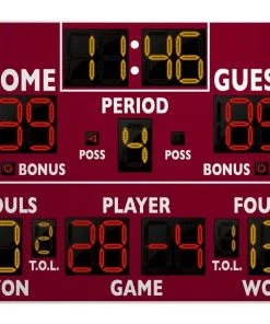 Ball Park Scoreboards Varsity Scoreboards 2240 Indoor Multi-Sport Scoreboard